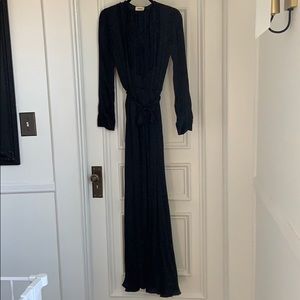 L’AGENCE silk maxi dress